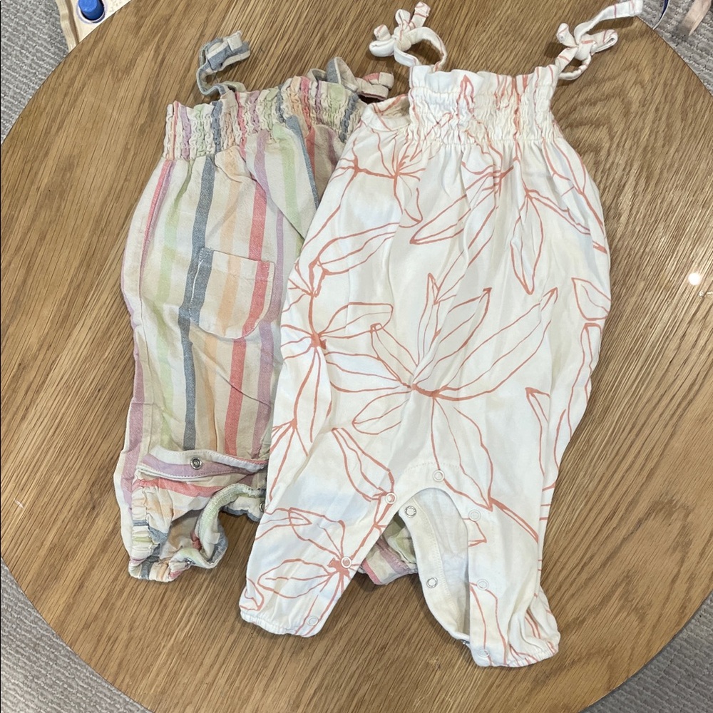 GAP Baby Romper with Pink Accents